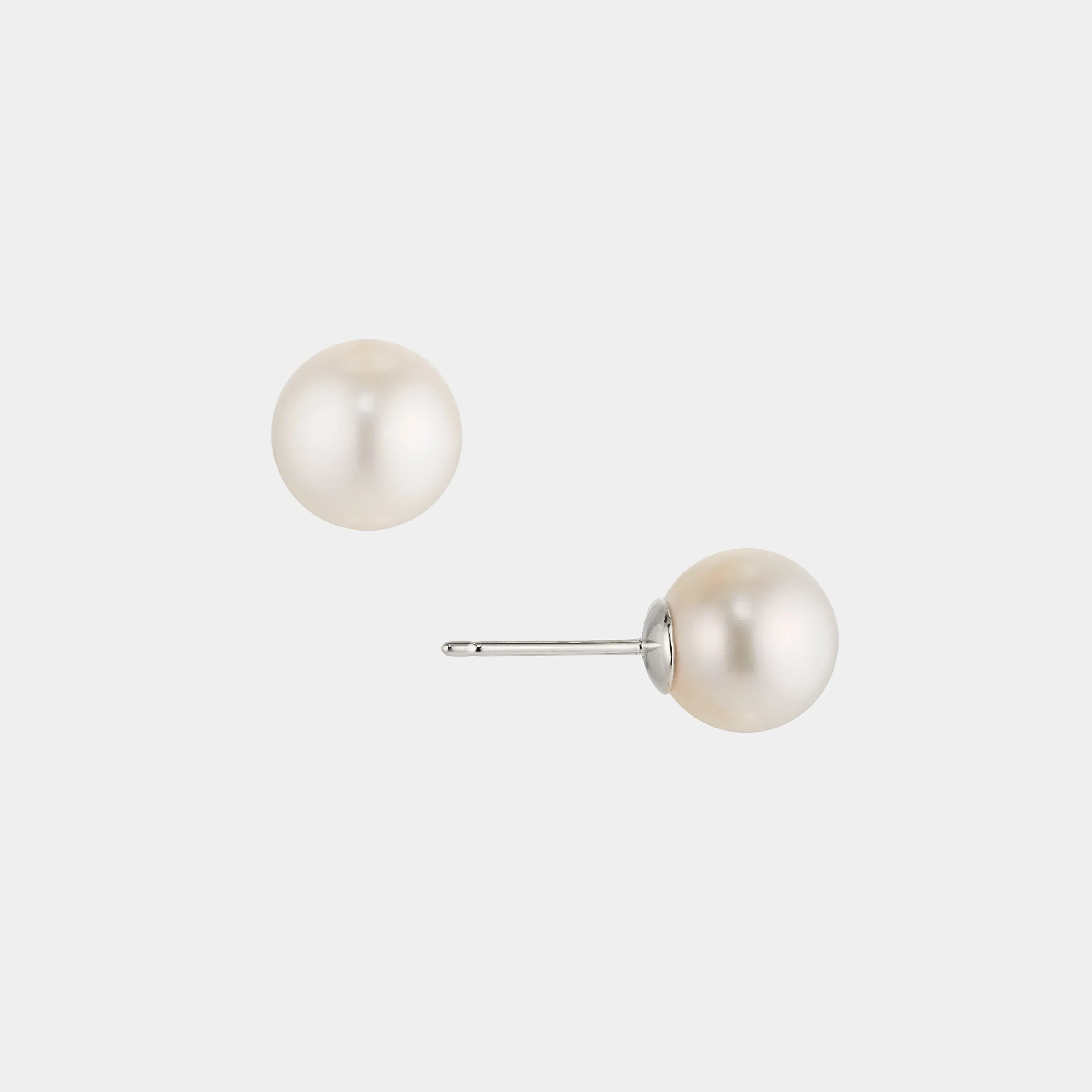 10MM GENUINE FRESHWATER PEARL EARRINGS