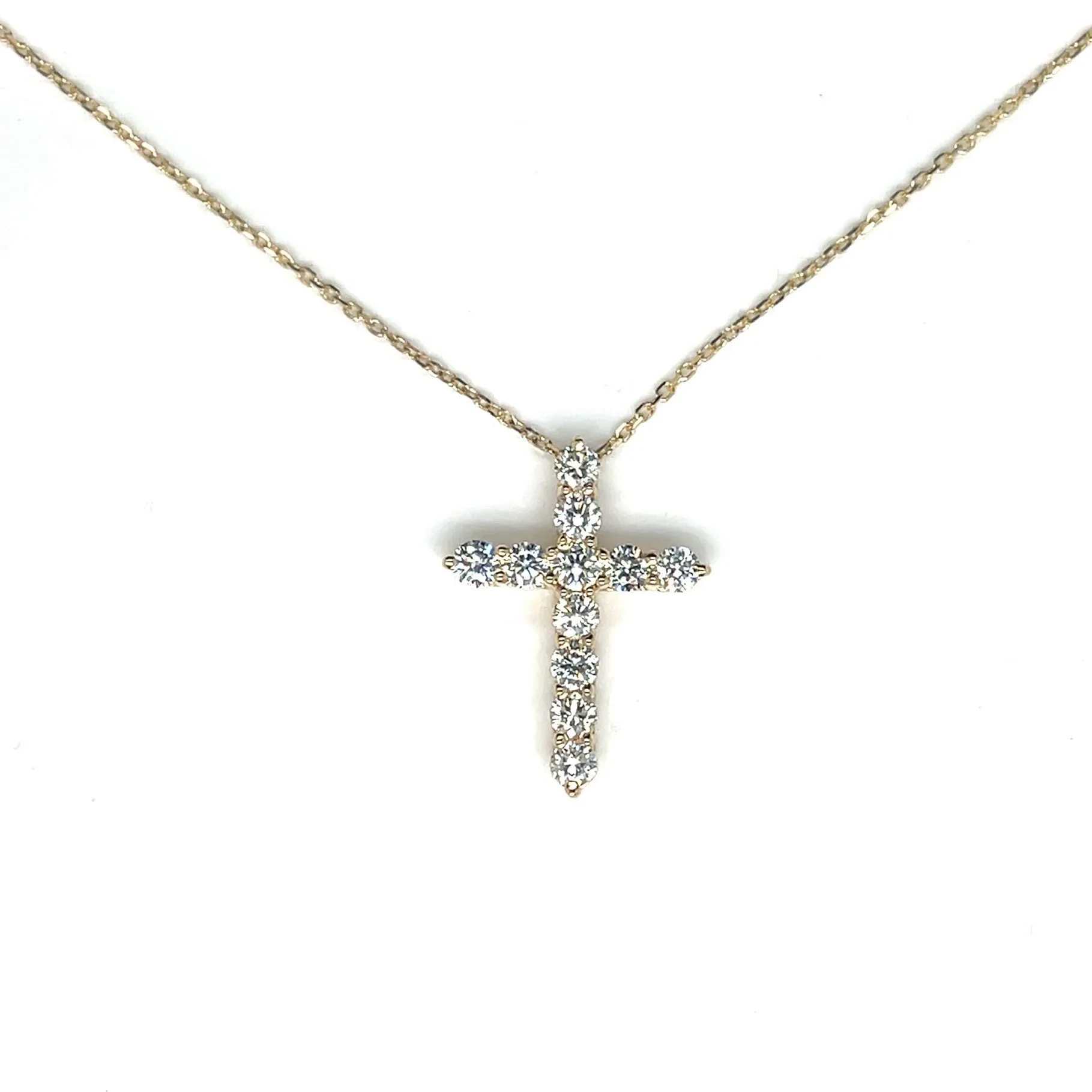 5pt Diamond Cross Pendant