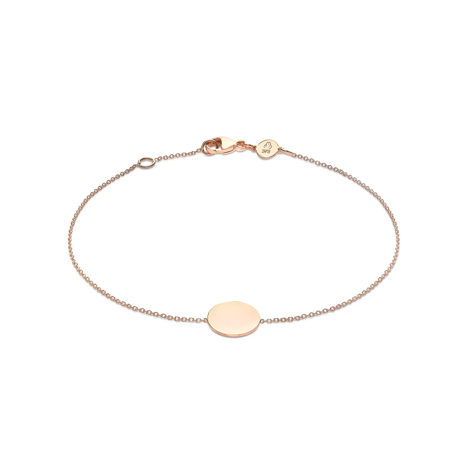 9K Gold Mini Disc Bracelet - 1.29.7642