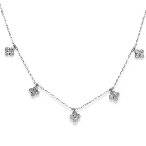 Alhambra Clover Diamond Necklace