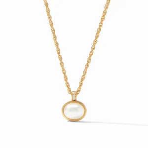 Antonia Solitaire Necklace Pearl