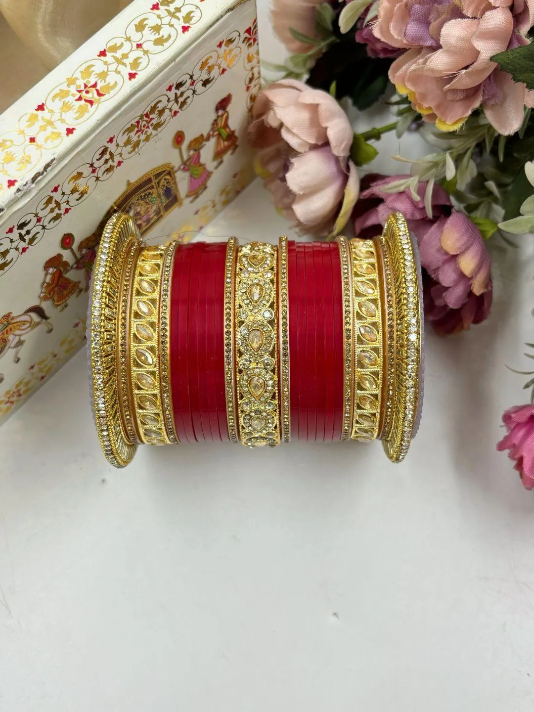 Blood Red Punjabi Bridal Chooda