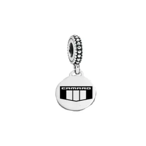 Camaro Pandora Style Tire-Looking Base Dangle Charm