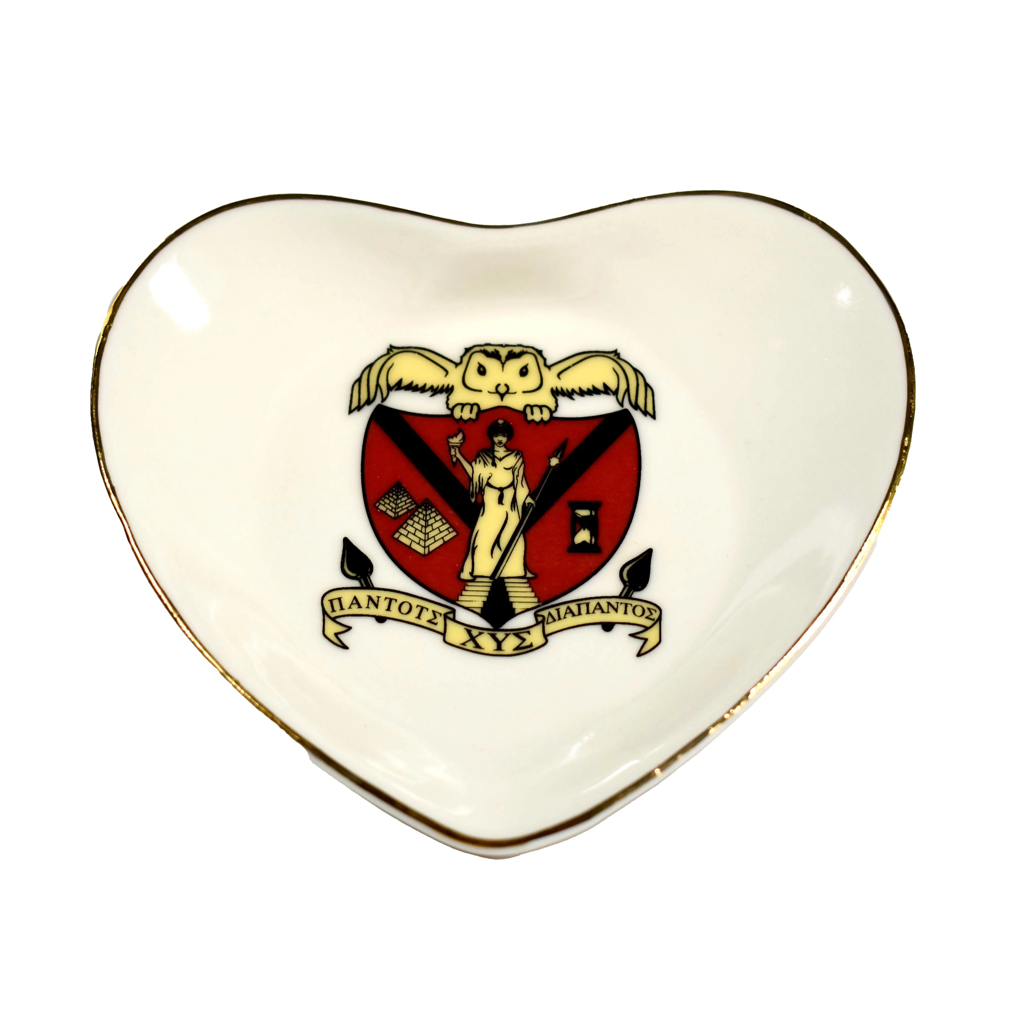 Chi Upsilon Sigma Ceramic Ring Dish