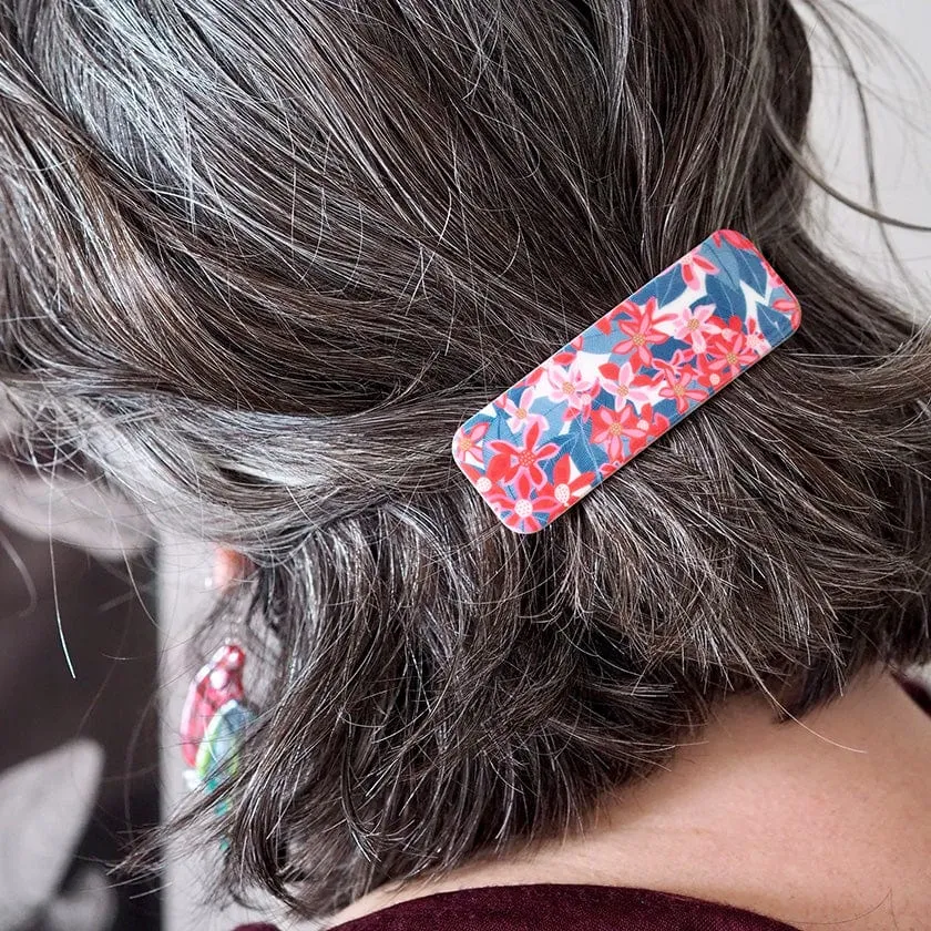 Christmas Bush Hair Clip Barrette