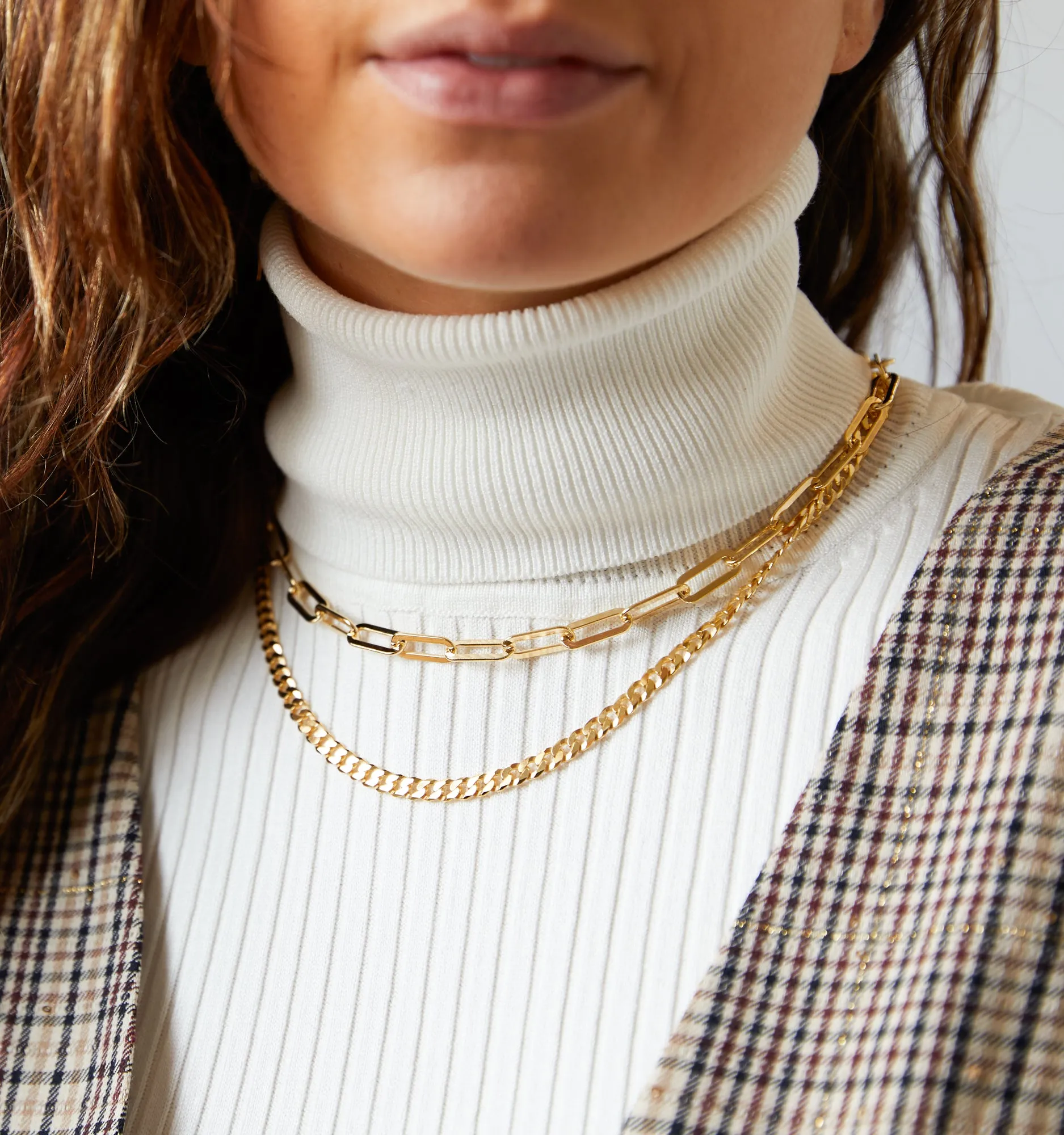 Chunky Paperclip Chain Necklace