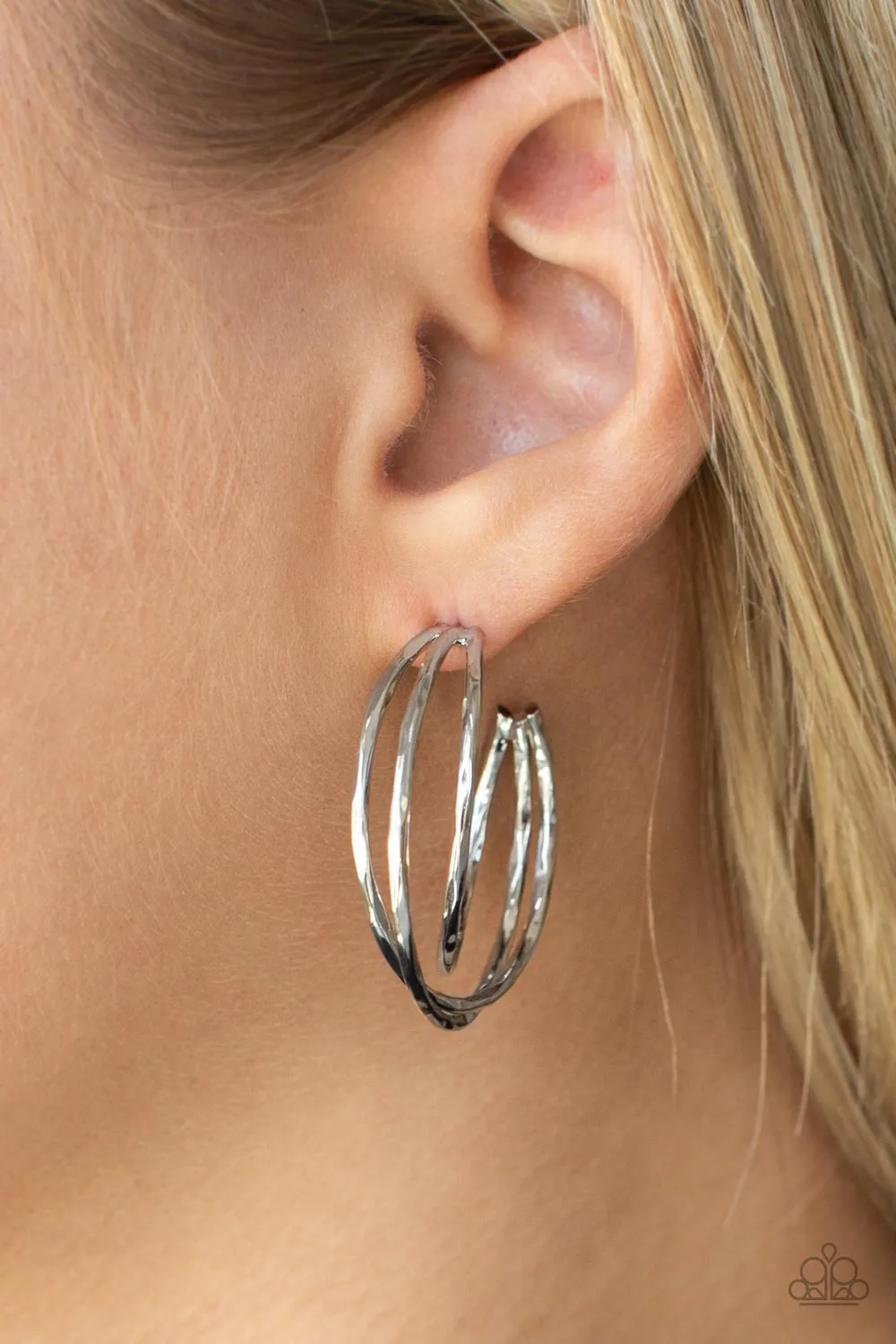 City Contour - Silver Earring