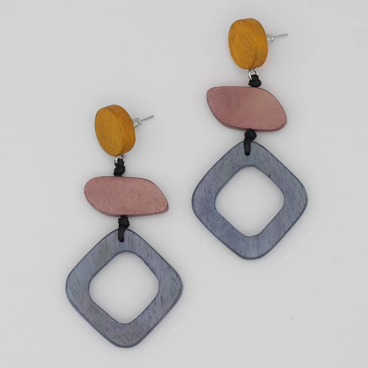 Contemporary Multicolor Lara Statement Earrings