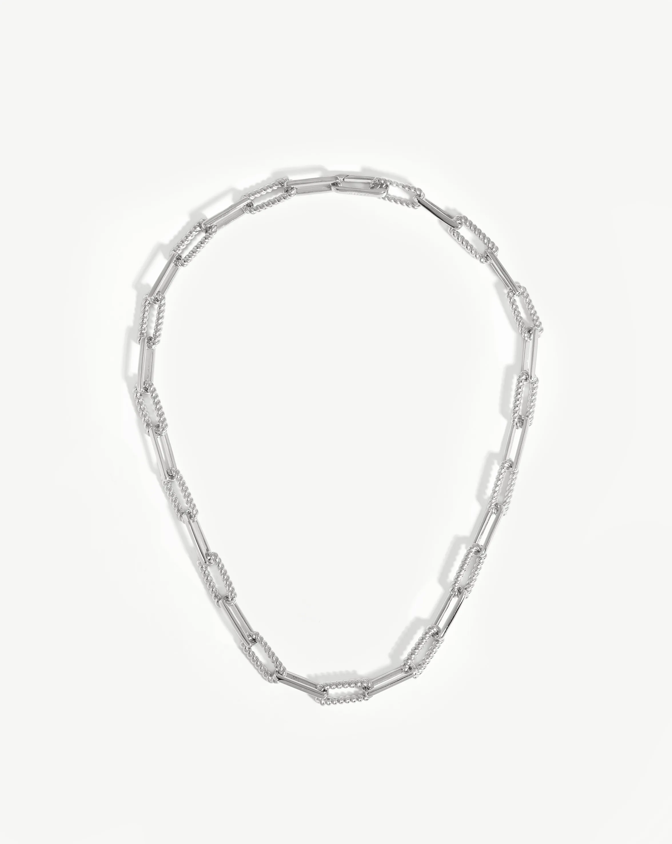 Coterie Chain Necklace | Silver Plated