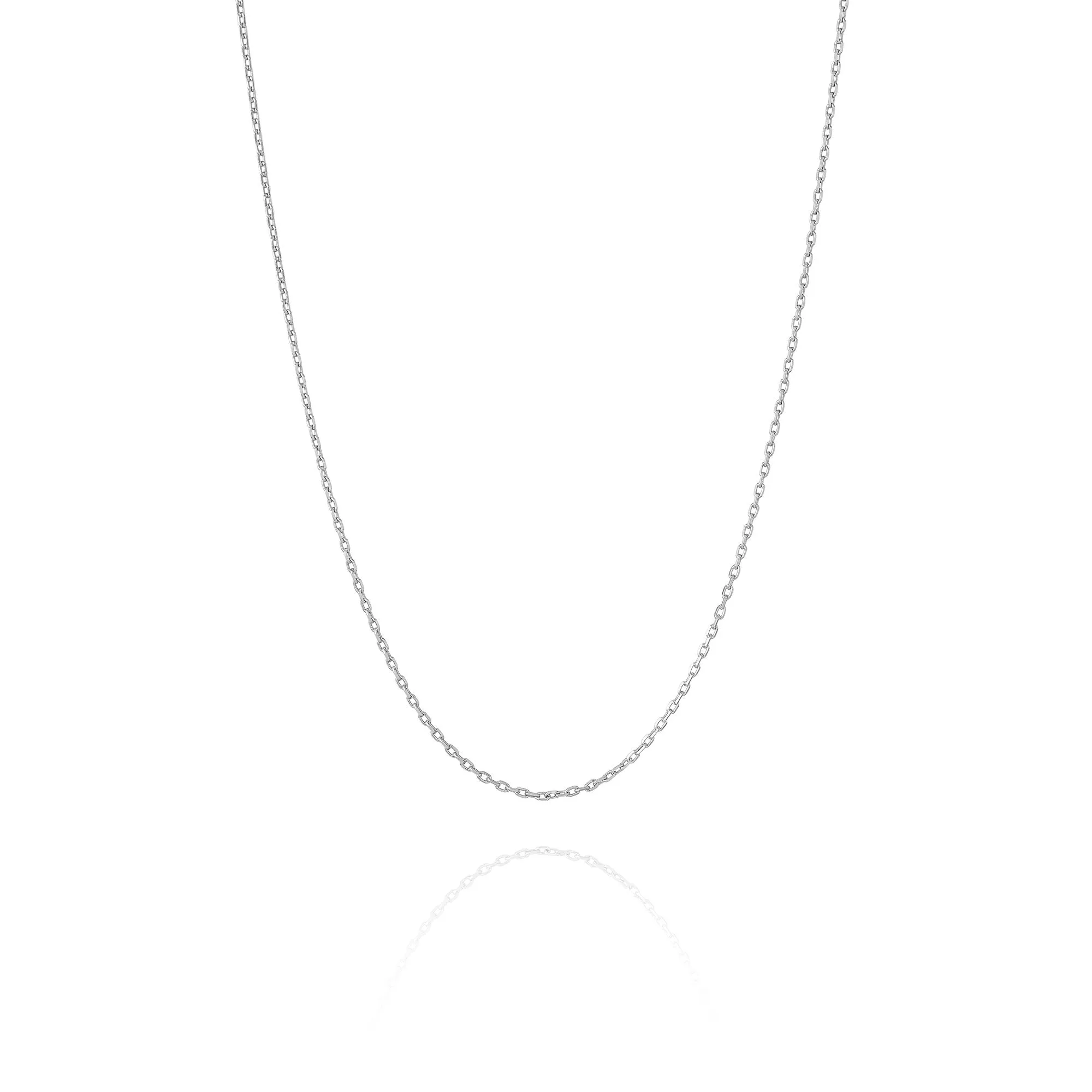 Diamond Cut Cable Chain Sterling Silver