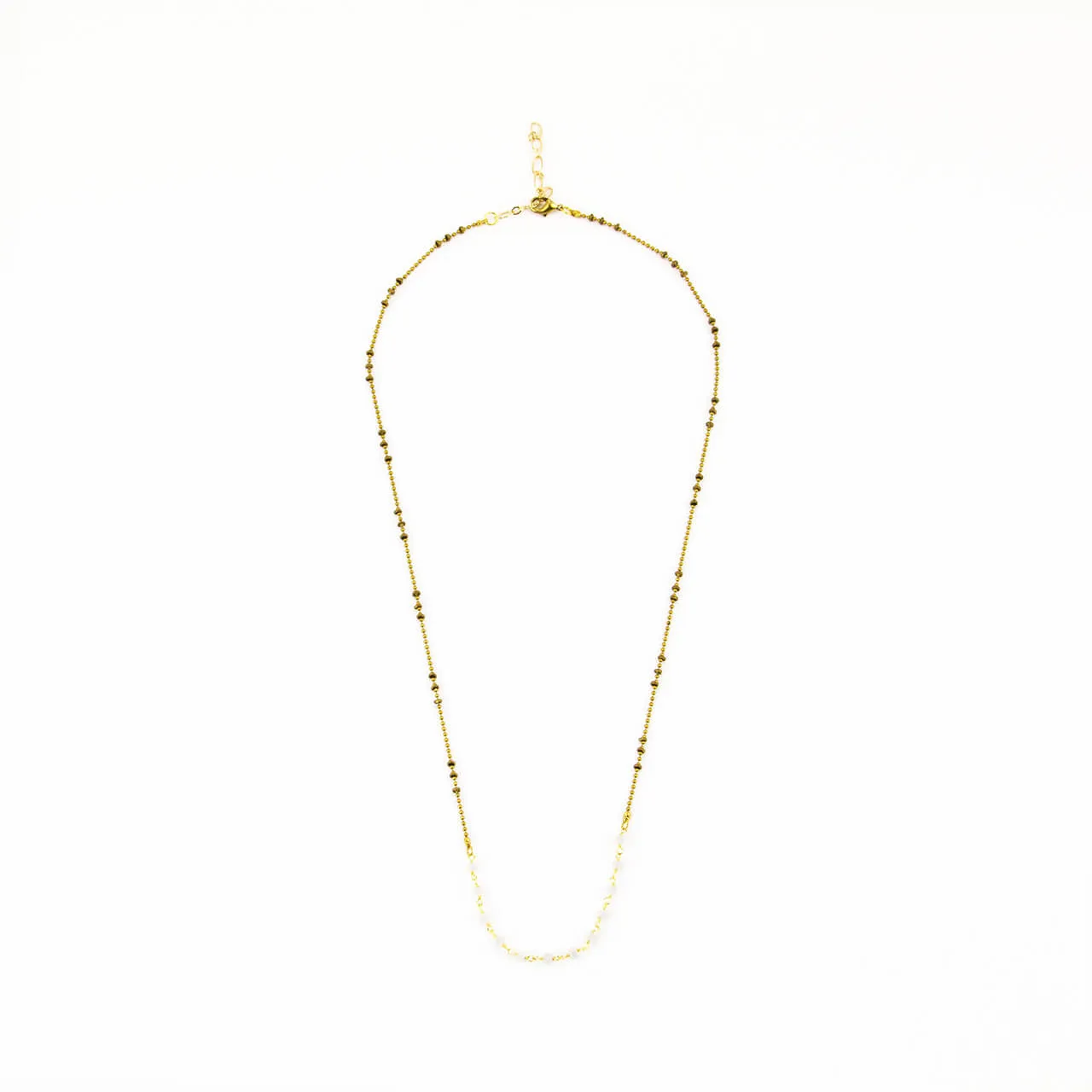 Eleanor Necklace: Simple Rosary Chain Necklace