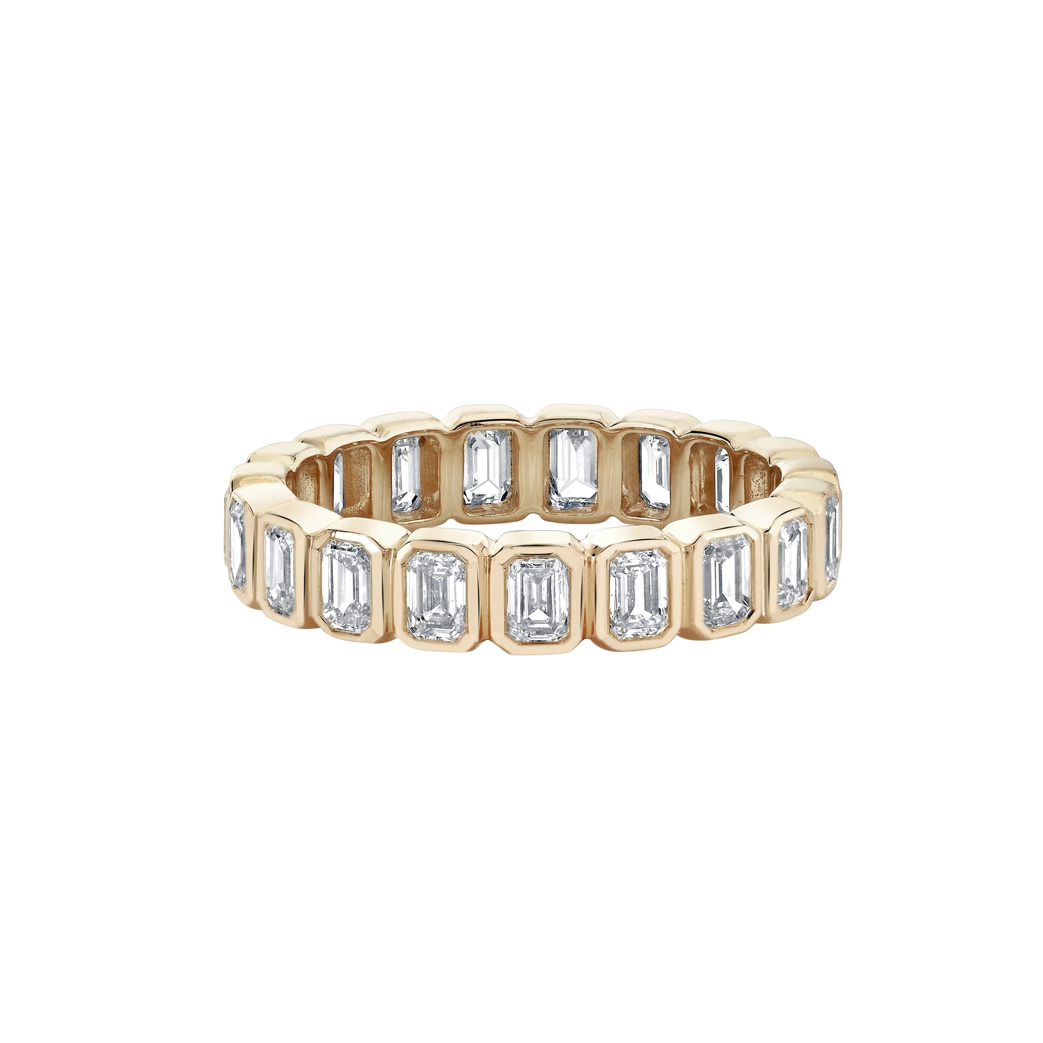 Emerald Cut Diamond Eternity Band