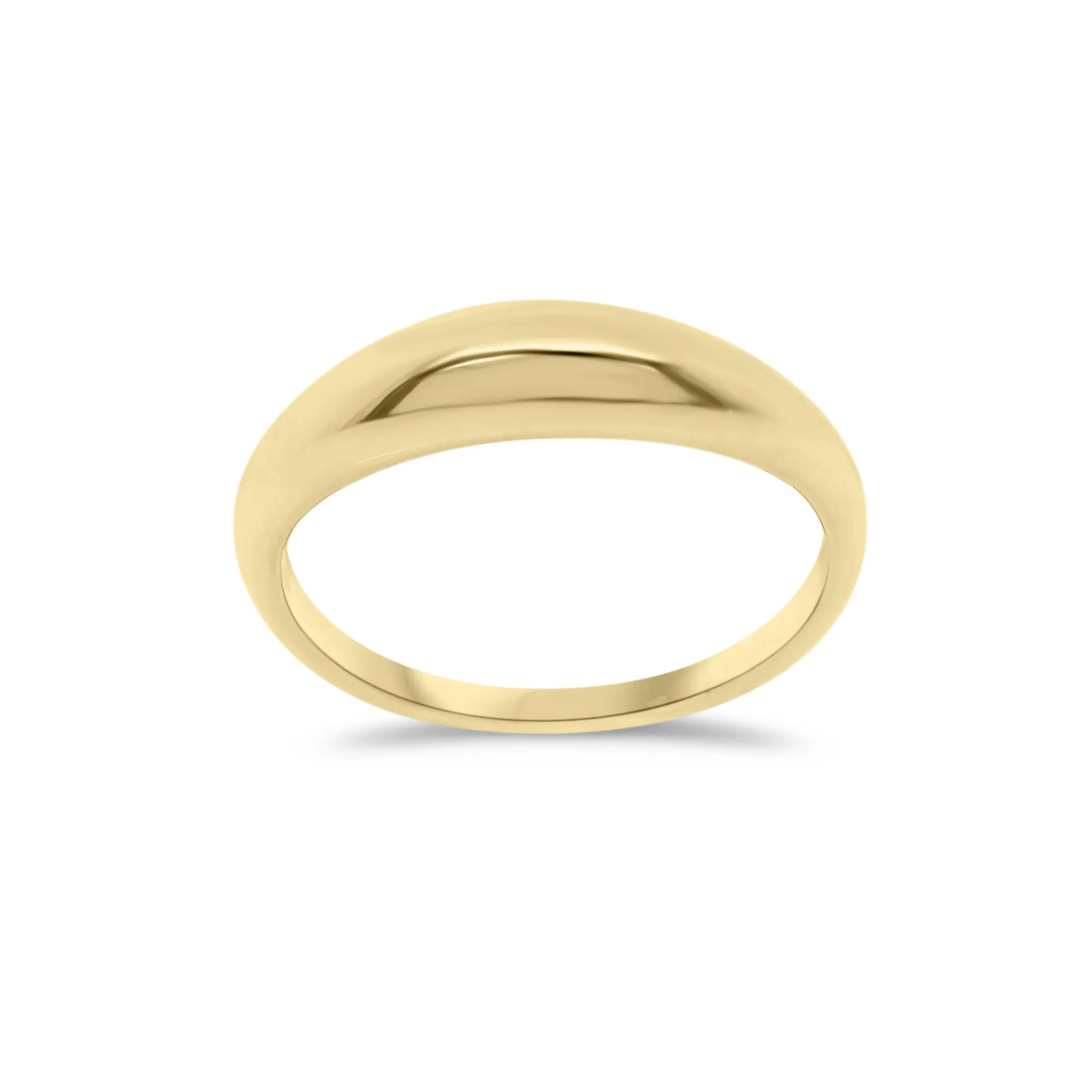 Gold Slim Dome Ring