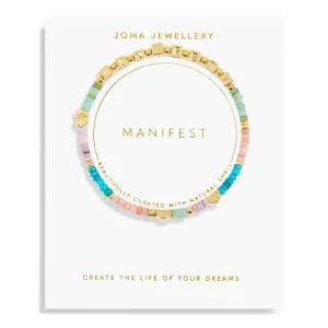 Happy Little Moments Manifest Gold Plated Bracelet 7534