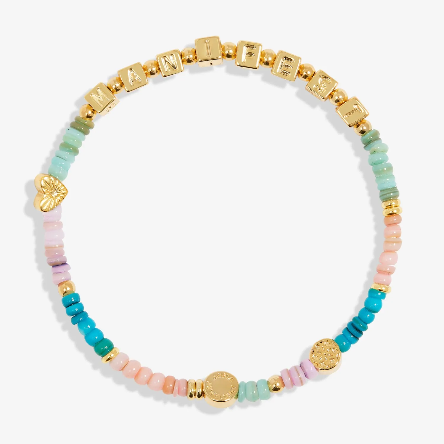 Happy Little Moments Manifest Gold Plated Bracelet 7534