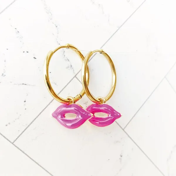 Lip Loop Earrings