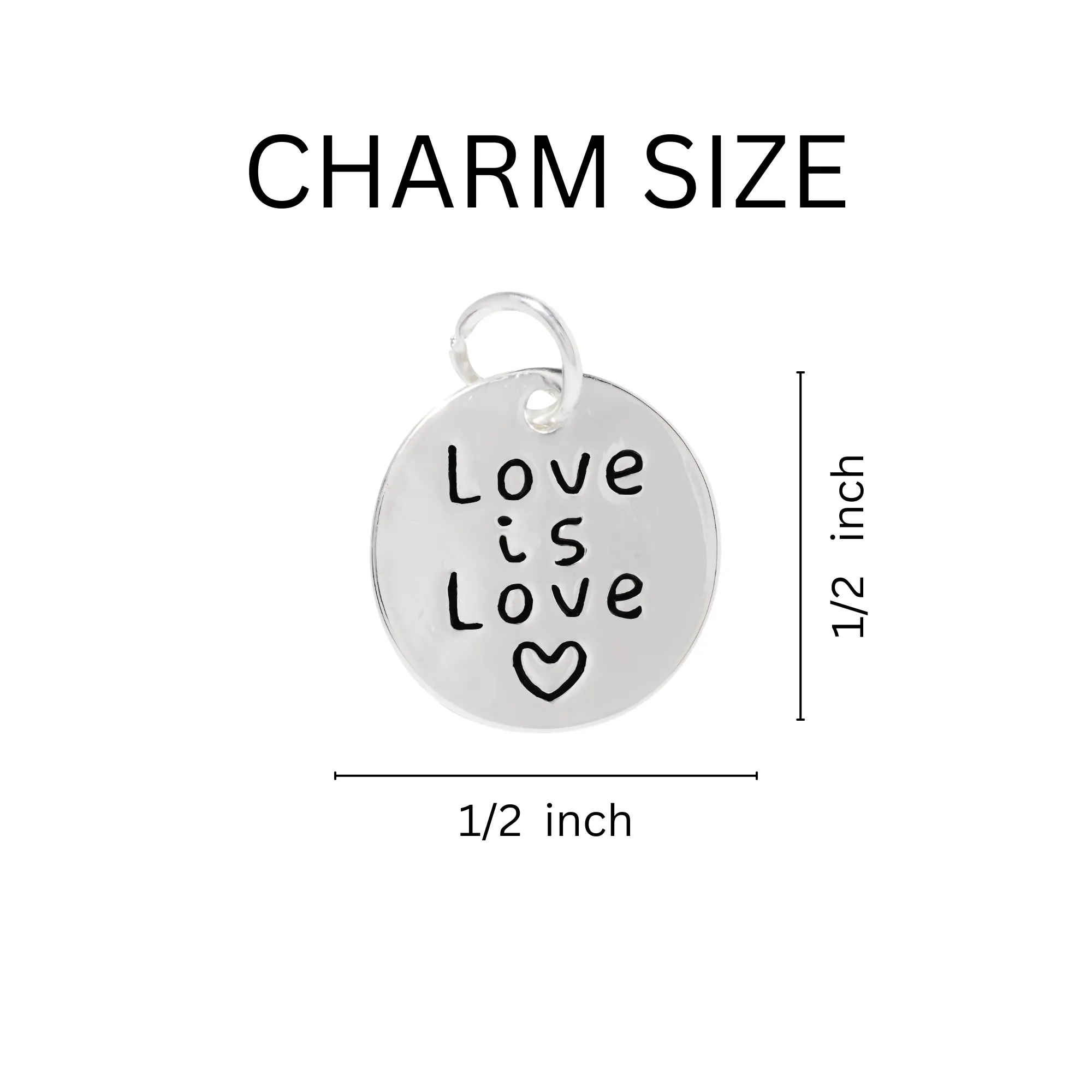 Love Is Love Charm Necklaces