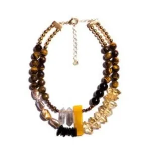 Mãos da Terra Yellow Tiger’s Eye Necklace