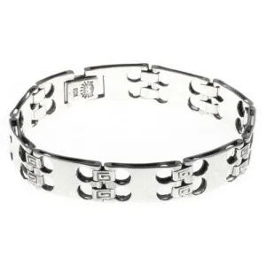 “Moschik” Peruvian Inspired Double-Link Sterling Silver Bracelet