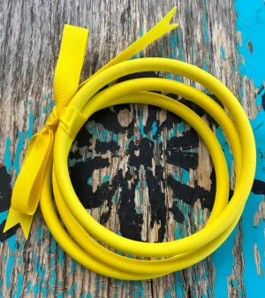 Neon Yellow Bangle Bracelets