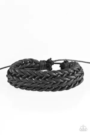 Paparazzi Bracelet ~ KNOT The End Of The World - Black