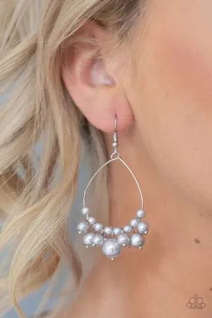 Paparazzi Earring ~ 5th Avenue Appeal - Silver