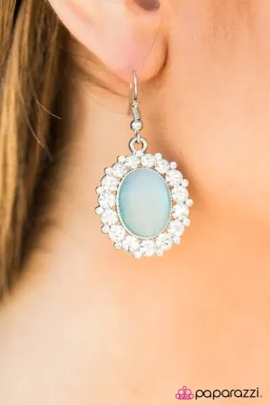 Paparazzi Earring ~ Wouldnt It Be ICE?  - Blue