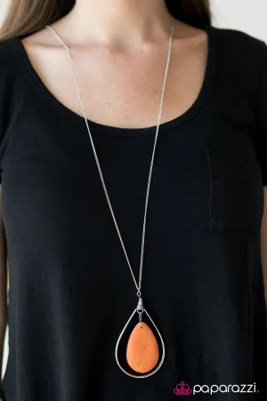 Paparazzi Necklace ~ Desert Discovery - Orange