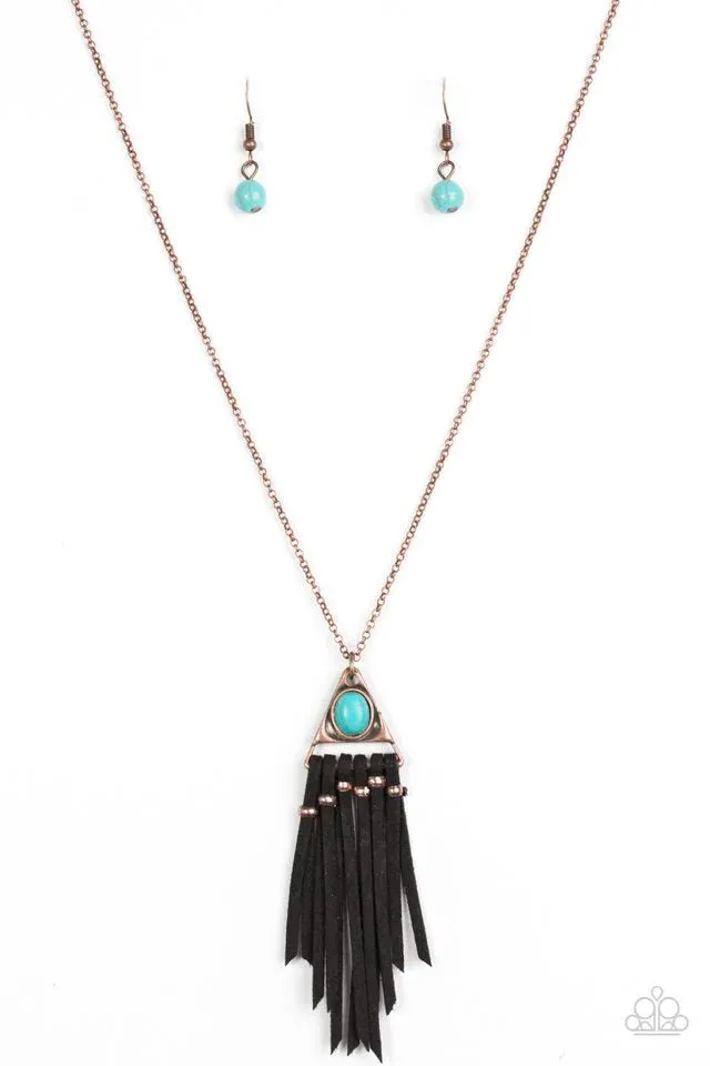 Paparazzi Necklace ~ Grand Cherokee - Copper