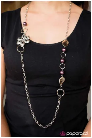 Paparazzi Necklace ~ Not So Ordinary - Purple