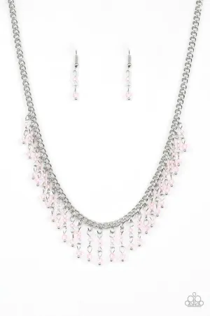 Paparazzi Necklace ~ Sporadic Sparkle - Pink