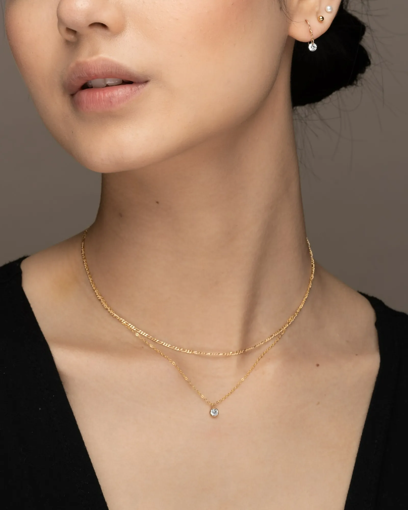 Petite CZ Simple Necklace