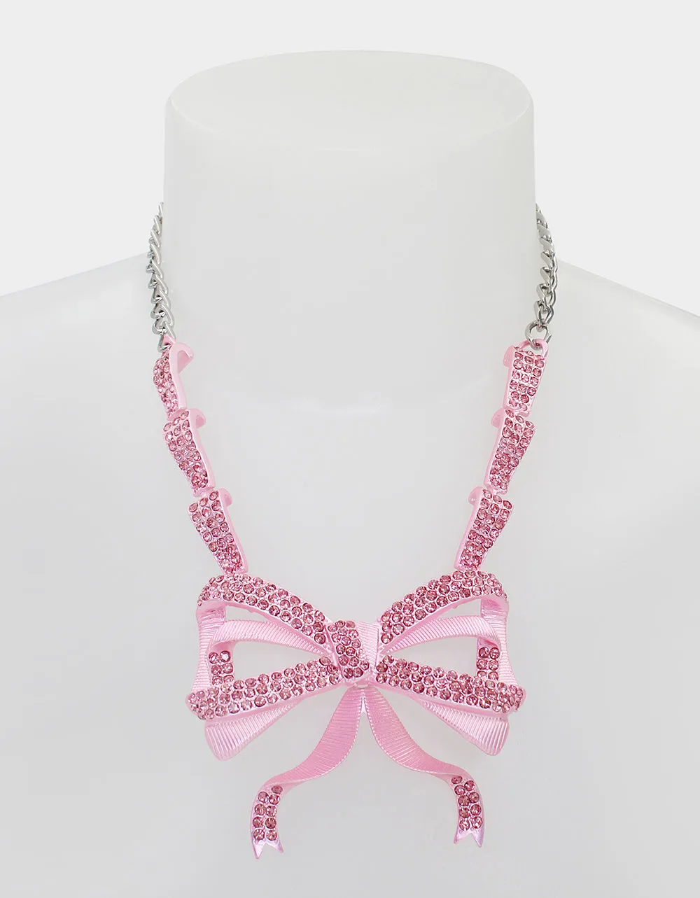 PINK BOWS BOW PENDANT PINK