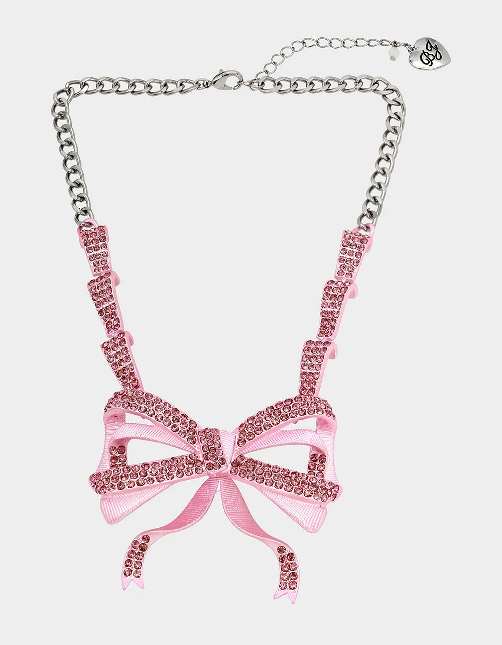 PINK BOWS BOW PENDANT PINK