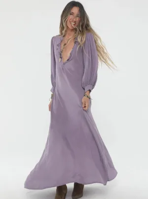 Rio Saloon Maxi Dress in Rio Storm