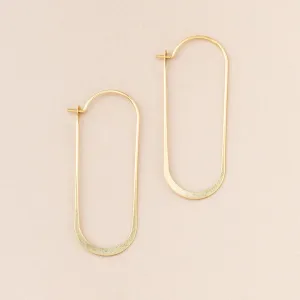 Scout Refined Earring Collection - Cosmic Oval Gold Vermeil