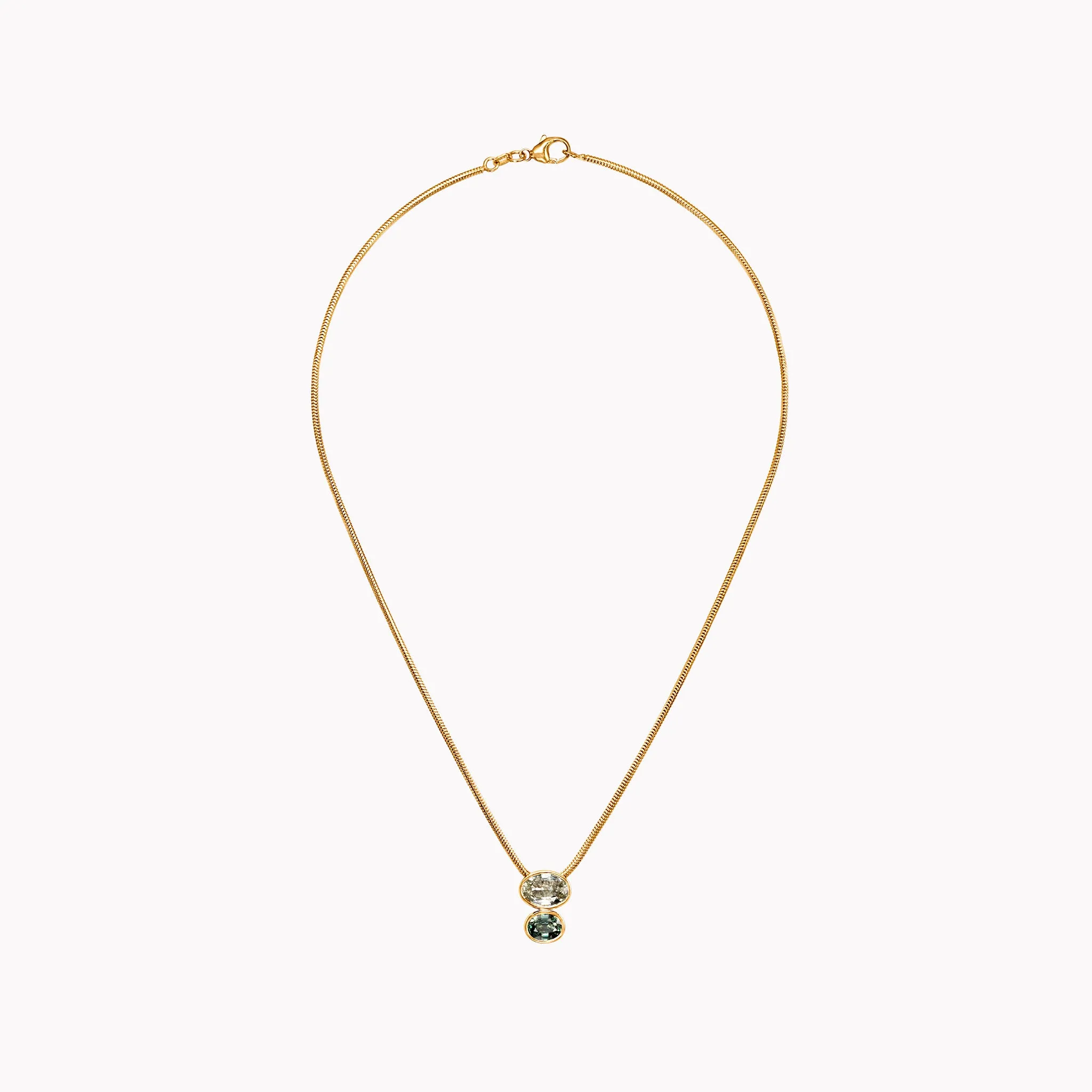 The Cleo Green Sapphire Necklace