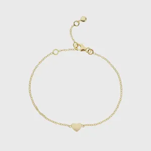 Verona Gold Vermeil Full Heart Bracelet