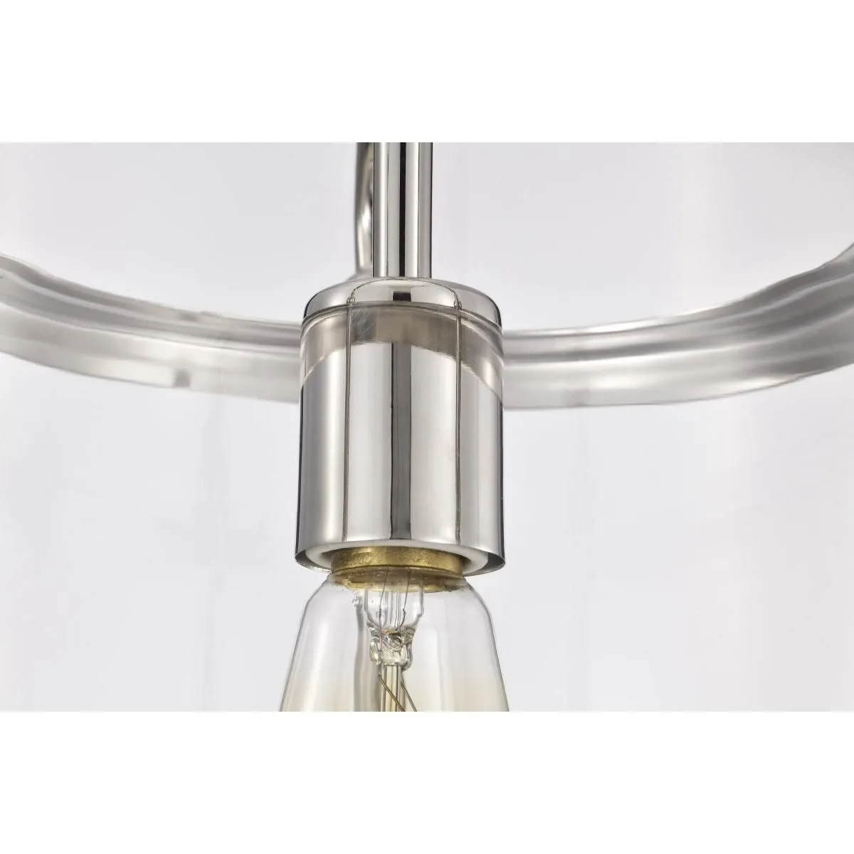 Yorktown 10 in. Pendant Light Polished Nickel Finish